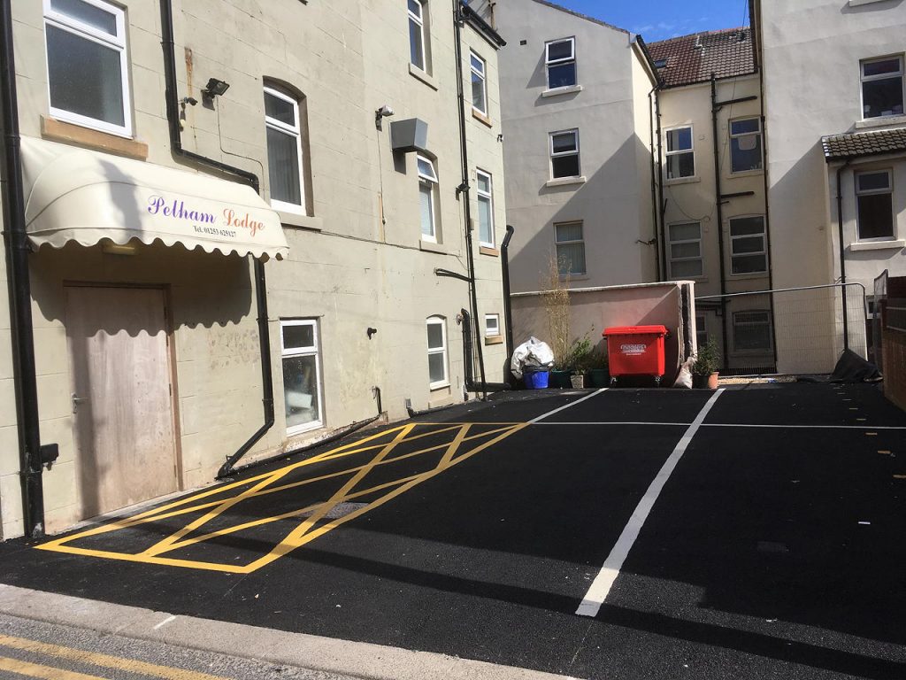 pelham lodge our small car park